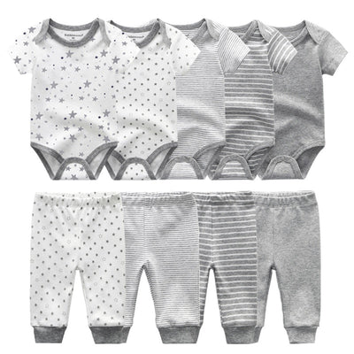 Solid Bodysuits Boy Clothes
