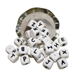 Load image into Gallery viewer, Letter Silicone Beads
