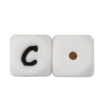 Load image into Gallery viewer, Letter Silicone Beads
