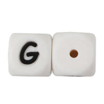 Load image into Gallery viewer, Letter Silicone Beads
