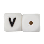 Load image into Gallery viewer, Letter Silicone Beads

