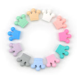Load image into Gallery viewer, Silicone Crown Beads BPA
