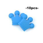 Load image into Gallery viewer, Silicone Crown Beads BPA
