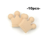 Load image into Gallery viewer, Silicone Crown Beads BPA
