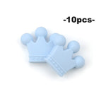 Load image into Gallery viewer, Silicone Crown Beads BPA
