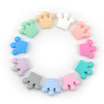 Load image into Gallery viewer, Silicone Crown Beads BPA
