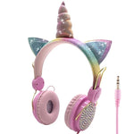 Load image into Gallery viewer, Cute Unicorn Wired Headphone
