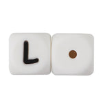 Load image into Gallery viewer, Letter Silicone Beads
